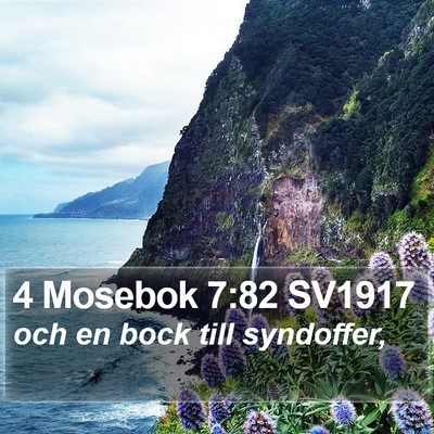 4 Mosebok 7:82 SV1917 Bible Verse Image