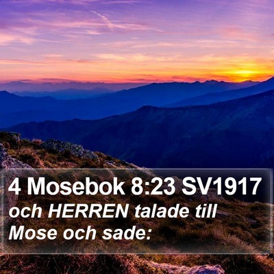 4 Mosebok 8:23 SV1917 Bible Verse Image