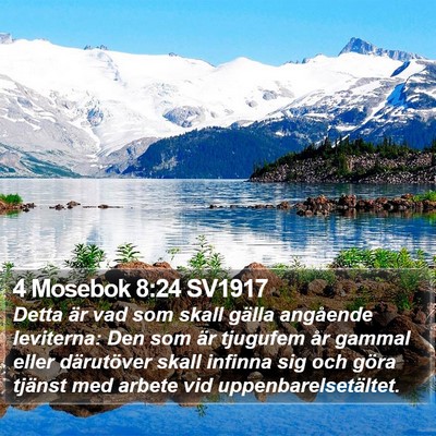 4 Mosebok 8:24 SV1917 Bible Verse Image