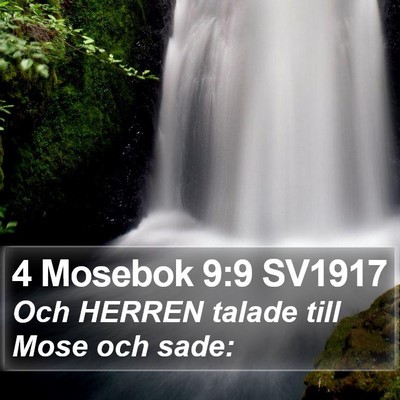 4 Mosebok 9:9 SV1917 Bible Verse Image