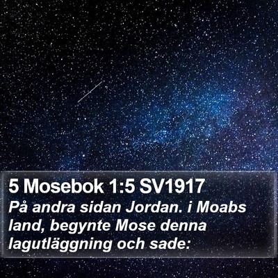 5 Mosebok 1:5 SV1917 Bible Verse Image