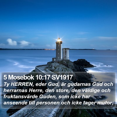 5 Mosebok 10:17 SV1917 Bible Verse Image