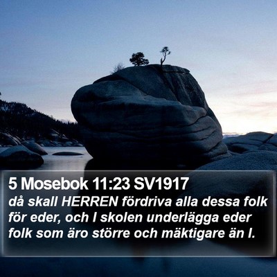 5 Mosebok 11:23 SV1917 Bible Verse Image