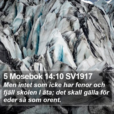 5 Mosebok 14:10 SV1917 Bible Verse Image