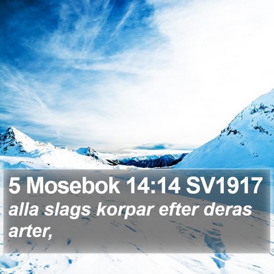5 Mosebok 14:14 SV1917 Bible Verse Image