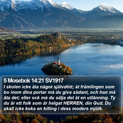 5 Mosebok 14:21 SV1917 Bible Verse Image