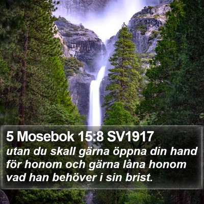5 Mosebok 15:8 SV1917 Bible Verse Image