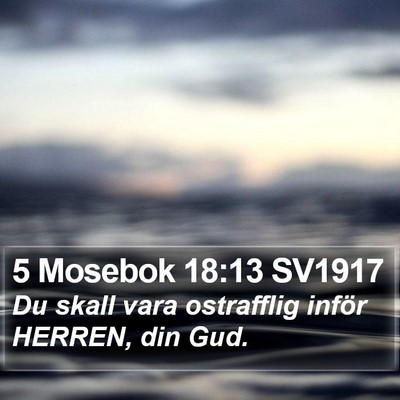5 Mosebok 18:13 SV1917 Bible Verse Image