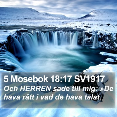 5 Mosebok 18:17 SV1917 Bible Verse Image