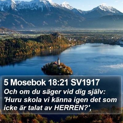 5 Mosebok 18:21 SV1917 Bible Verse Image