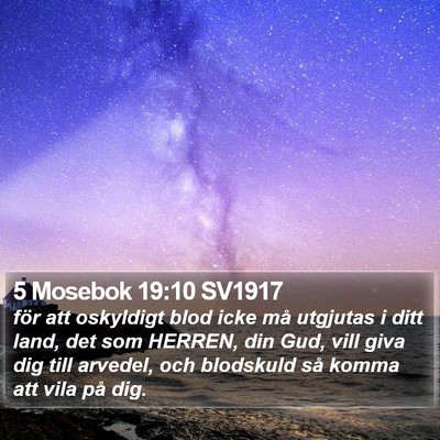 5 Mosebok 19:10 SV1917 Bible Verse Image