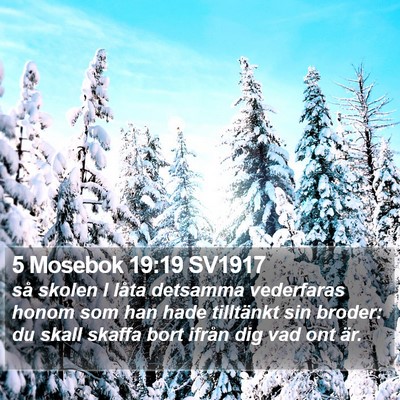 5 Mosebok 19:19 SV1917 Bible Verse Image