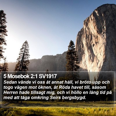 5 Mosebok 2:1 SV1917 Bible Verse Image
