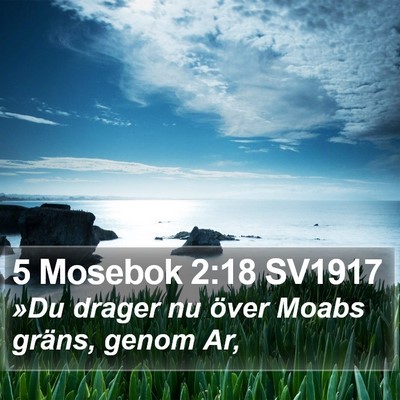 5 Mosebok 2:18 SV1917 Bible Verse Image