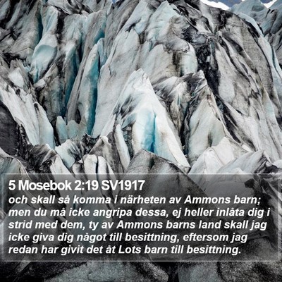 5 Mosebok 2:19 SV1917 Bible Verse Image