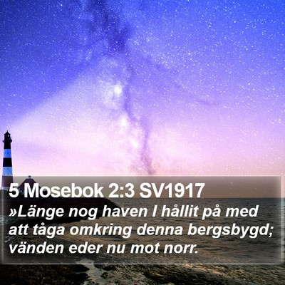 5 Mosebok 2:3 SV1917 Bible Verse Image