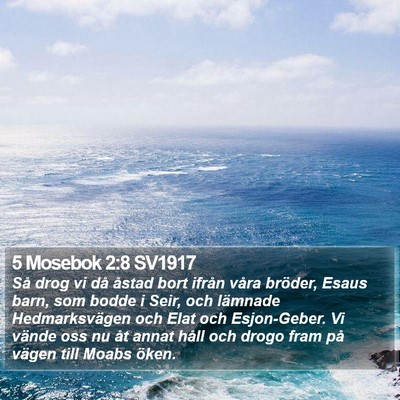 5 Mosebok 2:8 SV1917 Bible Verse Image