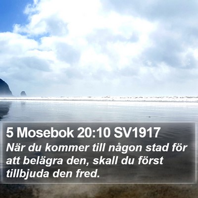 5 Mosebok 20:10 SV1917 Bible Verse Image
