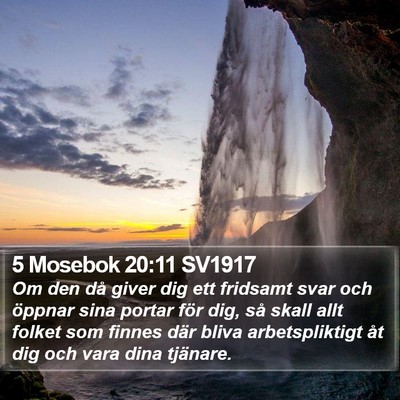 5 Mosebok 20:11 SV1917 Bible Verse Image