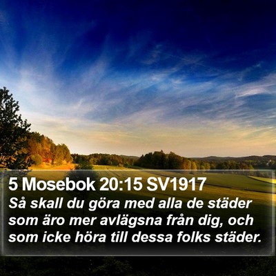 5 Mosebok 20:15 SV1917 Bible Verse Image