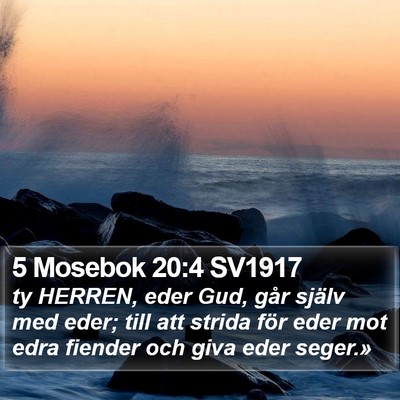 5 Mosebok 20:4 SV1917 Bible Verse Image