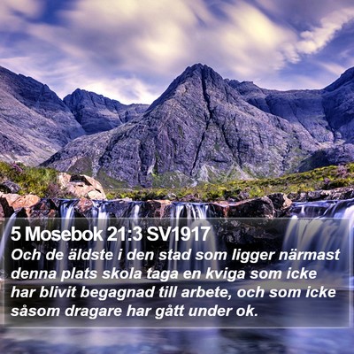 5 Mosebok 21:3 SV1917 Bible Verse Image