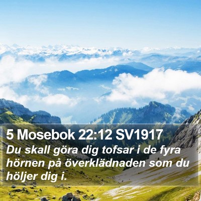 5 Mosebok 22:12 SV1917 Bible Verse Image