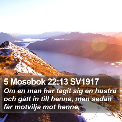 5 Mosebok 22:13 SV1917 Bible Verse Image
