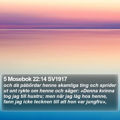 5 Mosebok 22:14 SV1917 Bible Verse Image