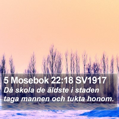 5 Mosebok 22:18 SV1917 Bible Verse Image