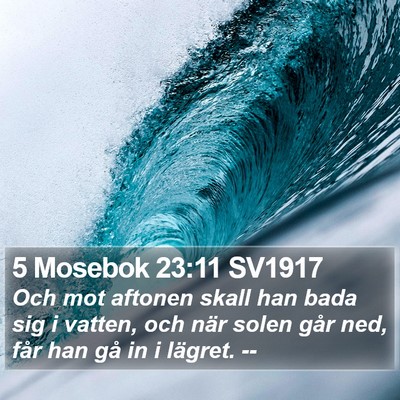5 Mosebok 23:11 SV1917 Bible Verse Image