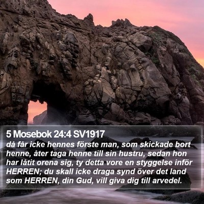 5 Mosebok 24:4 SV1917 Bible Verse Image