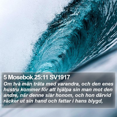 5 Mosebok 25:11 SV1917 Bible Verse Image