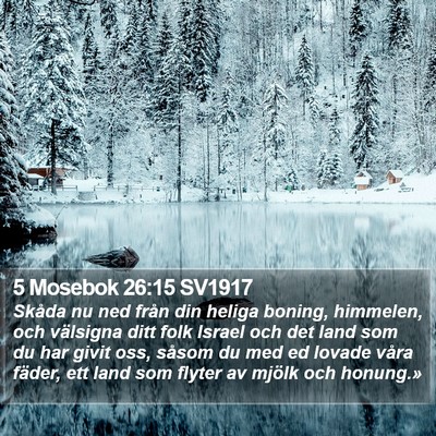 5 Mosebok 26:15 SV1917 Bible Verse Image