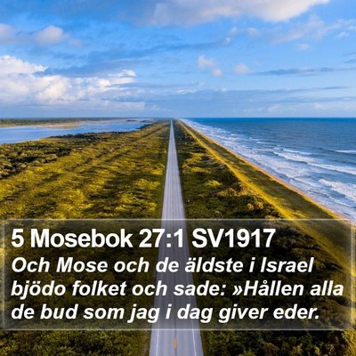 5 Mosebok 27:1 SV1917 Bible Verse Image