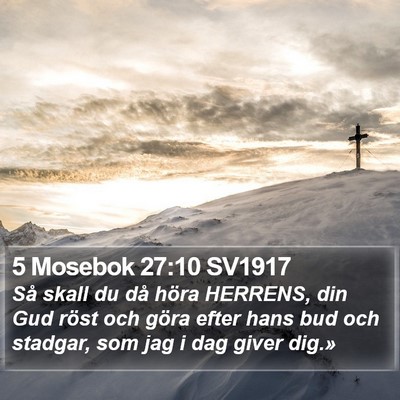 5 Mosebok 27:10 SV1917 Bible Verse Image