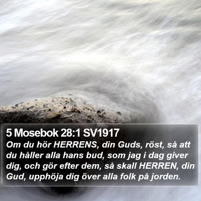 5 Mosebok 28:1 SV1917 Bible Verse Image
