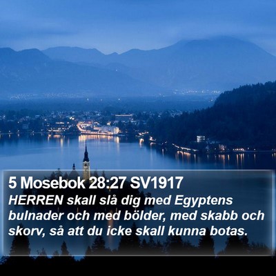 5 Mosebok 28:27 SV1917 Bible Verse Image