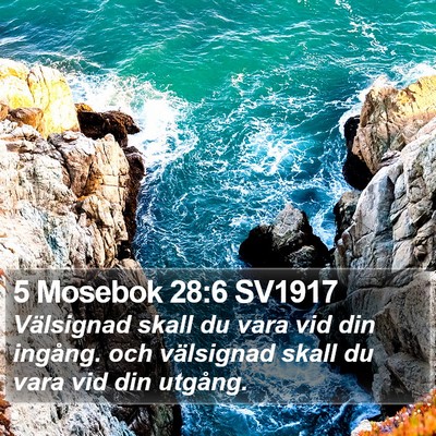 5 Mosebok 28:6 SV1917 Bible Verse Image