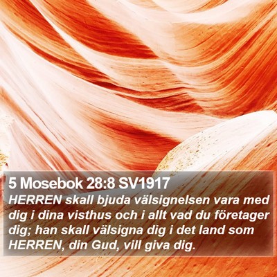 5 Mosebok 28:8 SV1917 Bible Verse Image