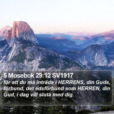 5 Mosebok 29:12 SV1917 Bible Verse Image