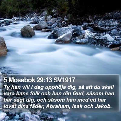 5 Mosebok 29:13 SV1917 Bible Verse Image