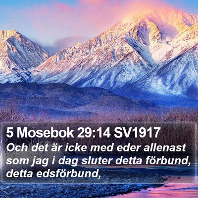 5 Mosebok 29:14 SV1917 Bible Verse Image