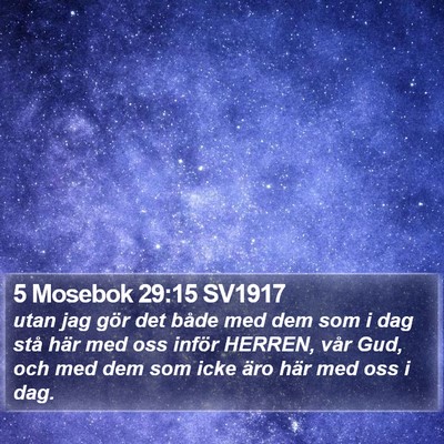 5 Mosebok 29:15 SV1917 Bible Verse Image