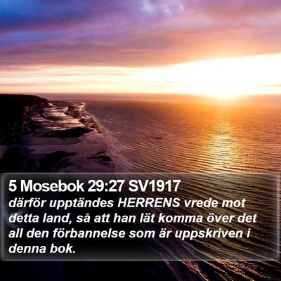 5 Mosebok 29:27 SV1917 Bible Verse Image