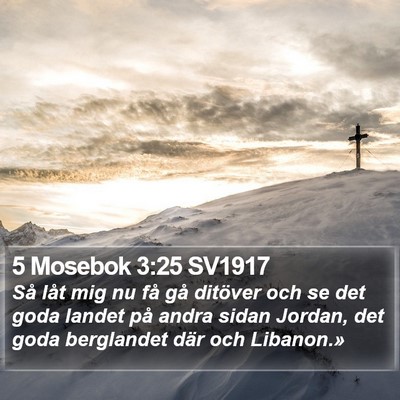 5 Mosebok 3:25 SV1917 Bible Verse Image