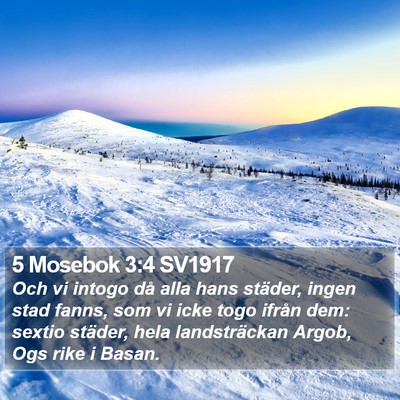 5 Mosebok 3:4 SV1917 Bible Verse Image