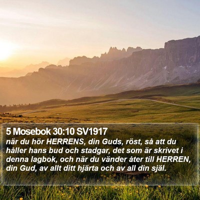 5 Mosebok 30:10 SV1917 Bible Verse Image