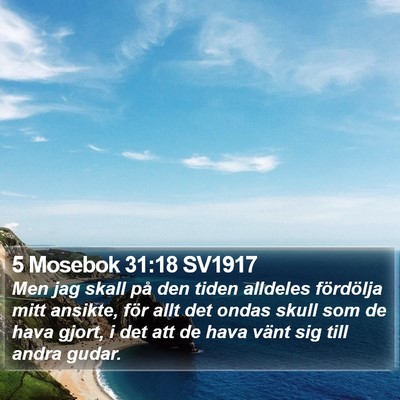 5 Mosebok 31:18 SV1917 Bible Verse Image