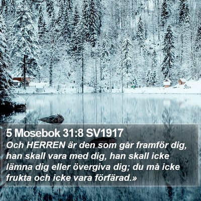 5 Mosebok 31:8 SV1917 Bible Verse Image